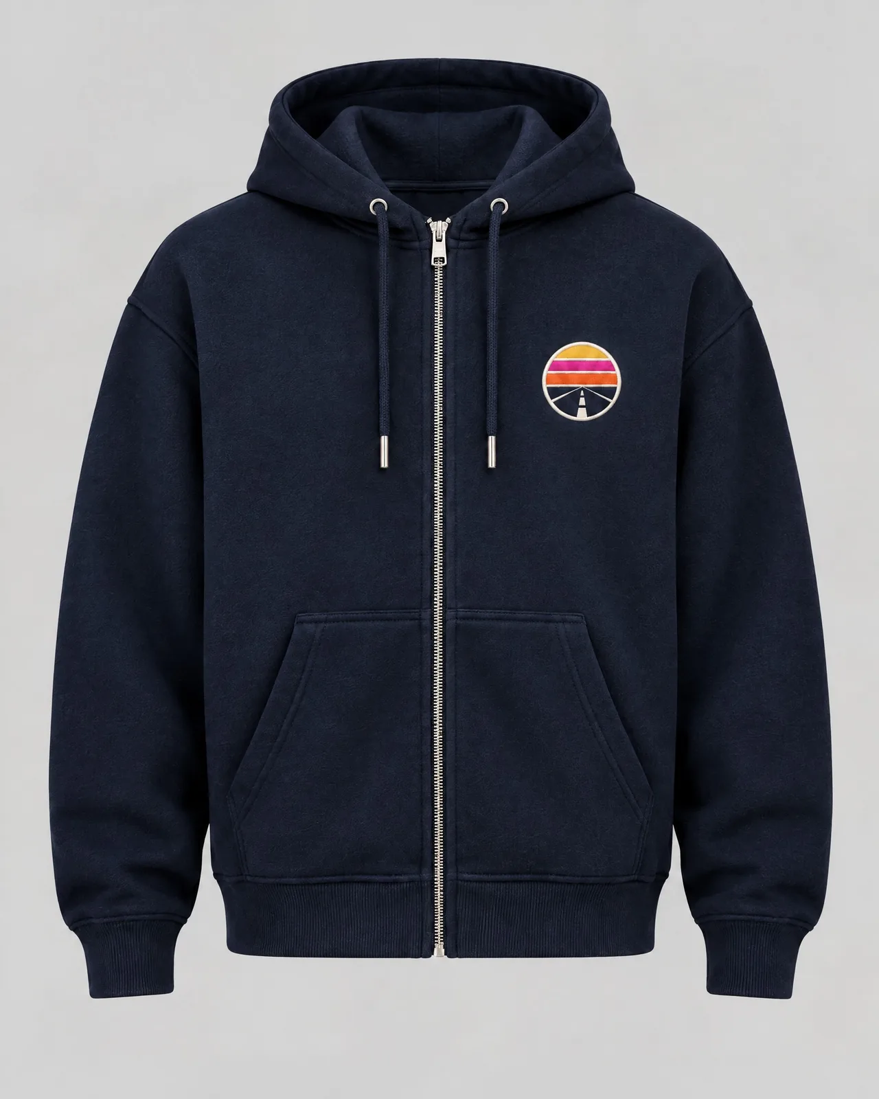 Hypeway Zip Hoodie — Navy